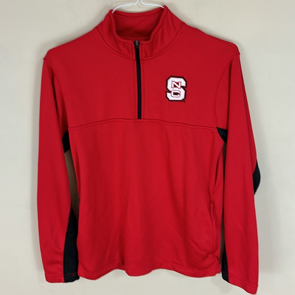 NC State Wolfpack Quarter Zip Performance 1/4 Zip Jacket Size Small